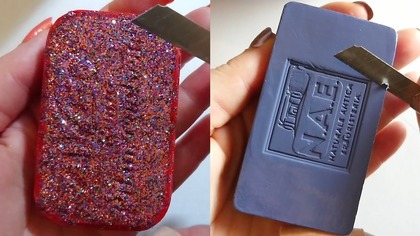 Soap Carving ASMR Relaxing Sounds no talking Satisfying ASMR Video