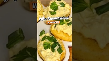 Jajka faszerowane w panierce #shorts #jajka #jajkafaszerowane #swietawielkanocne #przekąska #przepis