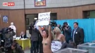 Protest feministek na Ukrainie