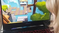 Biped w wykonaniu córki, jak daję radę  w niektórych misiach ja tak nie potrafię  #gra #game