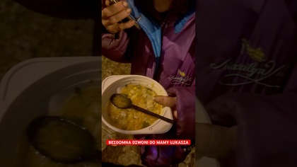 BEZDOMNA DZWONI DO MAMY ŁUKASZA  #reels #mocwsłabości
