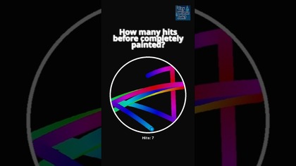 How many hits before completely painted?