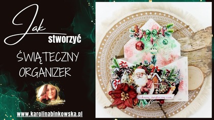  Świąteczny Organizer  skrzynka na listy do Świętego Mikołaja