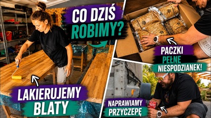 Weekend pełen roboty! Lakierujemy, naprawiamy i rozpakowujemy nowości do wędzarni