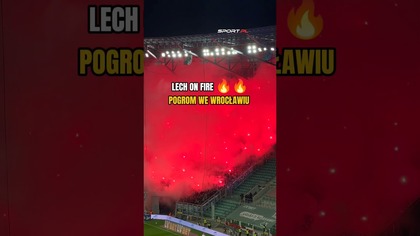 Zabawa mistrza Polski! Na boisku 4:1 ze Śląskiem Wrocław, na trybunach ogień 