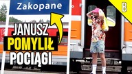 JANUSZ W GÓRACH POMYLIŁ POCIĄG NAD MORZE Z POCIAGIEM W GÓRY