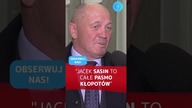 JACEK SASIN TO CAŁE PASMO KŁOPOTÓW - Marek Sawicki #shorts