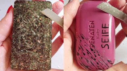 Soap Carving ASMR Relaxing Sounds no talking Satisfying ASMR Video