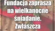 Fundacja zaprasza na wielkanocne śniadanie.  Zwłaszcza samotnych i zagubionych