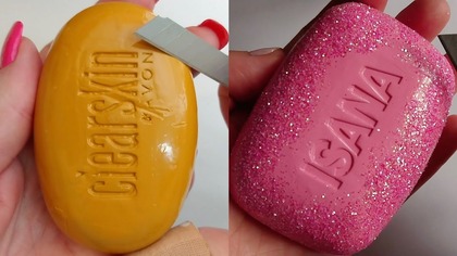 Soap Carving ASMR Relaxing Sounds no talking Satisfying ASMR Video