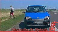 Zatrzymanie pijanego kierowcy i ucieczka w pole // kierowcy w trasie
