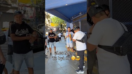 Spotkałem Leo Messiego w Argentynie  serio