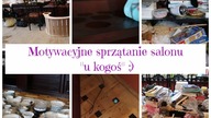 Sprzątanie salonu u kogoś Motywacyjne sprzątanie  Posprzątaj ze mną Uporządkowana
