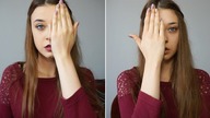 BEZ MAKIJAŻU JESTEŚ BRZYDKA - half face make up