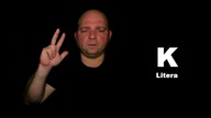 LITERA K - ćwiczenia #polskialfabetpalcowy
