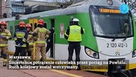 Warszawa Powiśle: Śmiertelne potrącenie człowieka przez pociąg [04. 10. 22]