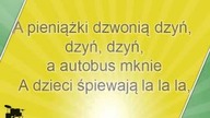 Dla dzieci Koła autobusu kręcą się - z linią melodyczną