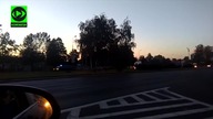 Śmigłowiec i eskorta Tajemniczy konw&oacute;j na ulicach ..