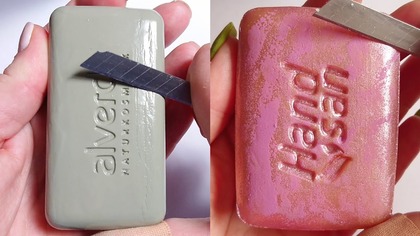 Soap Carving ASMR Relaxing Sounds no talking Satisfying ASMR Video