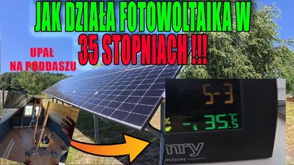 Fotowoltaika a upał  Życie bez rachunków 