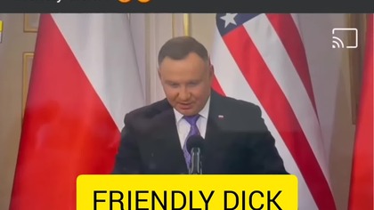 ANDRZEJ DUDA GADA PO ANGIELSKU FRIENDLY DICK