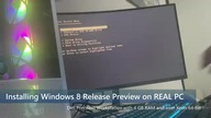 Installing Windows 8 Release Preview in 2023 on REAL Dell PC