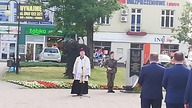 Modlitwa kapelana Armii Krajowej Okręg Dębica.  75 rocznica zamordowania 3 żołnierzy Narodowych Sił 
