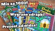 Zdrapki Lotto  Odcinek na bogato! Mix za stówkę i prezent od widza! 