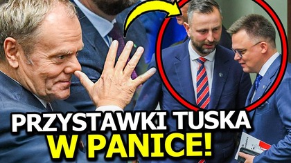 PRZYSTAWKI W PANICE! DONALD TUSK JE SKONSUMUJE LUB STRACI WŁADZĘ!