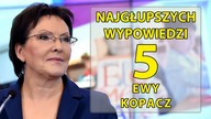 5 najgłupszych wypowiedzi Ewy Kopacz.