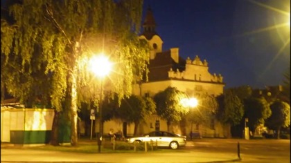 Działdowo nocą. wmv
