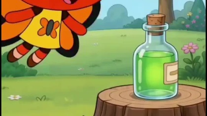 Butterfly Lu talking to the Secret Bug Formula
