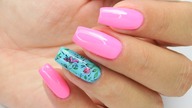 Flowers pattern nails art Tutorial / Stardoro
#neonnails #flowersnails