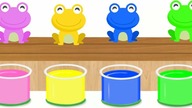 Learn colors cartoons for kids with jar colors singing nursery rhymes