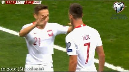 Bramki - Reprezentacji Polski - Awans do EURO - 2 kolejki (październik 2019)