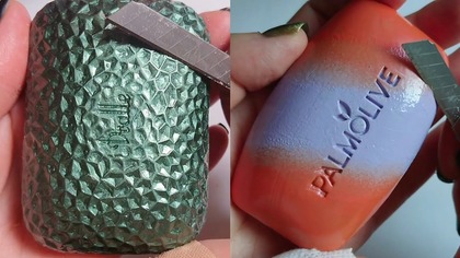 Soap Carving ASMR Relaxing Sounds no talking Satisfying ASMR Video