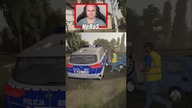 JANINA WJECHAŁA W RADIOWÓZ POLICYJNY  #farming