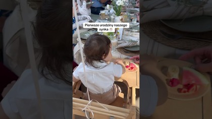 PIERWSZE URODZINY NASZEGO SYNKA 
