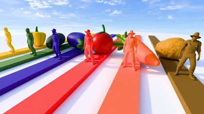Learn colors and vegetables with farmer