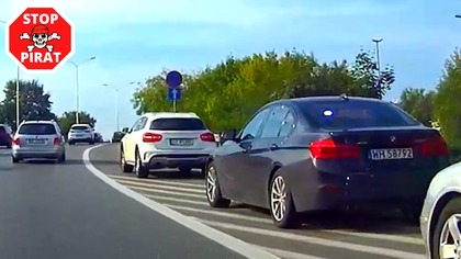 Kultura jazdy Mercedesem.  STOP PIRAT