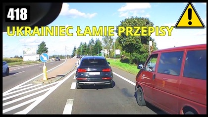 Ukraiński kierowca jedzie po świadczenie 800+