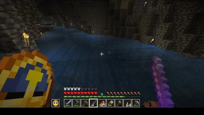 Fishing in a cave #minecraft #gaming #game #Cave #ASMR #Short #Shorts
