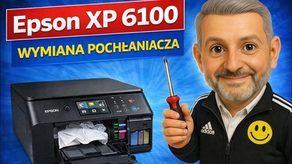 Epson XP 6100 Wymiana absorbera