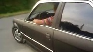 Bmw 320i Andrzuś Nicpoń cz2 palenie gumy E30 burnout