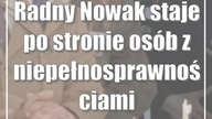 Radny Nowak staje po stronie osób z niepełnosprawnościami