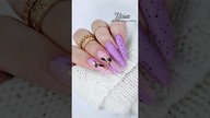 shorts/ pastel violet spring nails art tutorial / Elisium Nails #nails #paznokcie