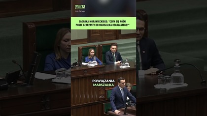 Morawiecki zaatakował Czarzastego! #shorts