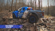 Losi 4x4 RC Trophy Truck At the Trails - Driving school / Ford Raptor Baja Rey