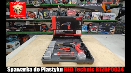 Spawarka do Plastyku RED Technic RTZDP0034 - Zgrzewanie Uszkodzonych Elementów z Tworzyw Sztucznych