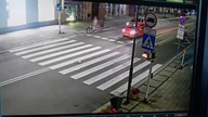 Rowerzysta gnał pod prąd i skończył pod kołami samochodu